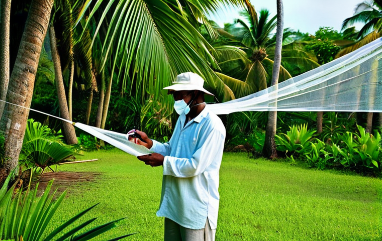 자메이카에서 주의해야 할 건강 문제 - Beach Safety**

"A family-friendly scene on a sunny Jamaican beach. A mother is applying sunscreen t...