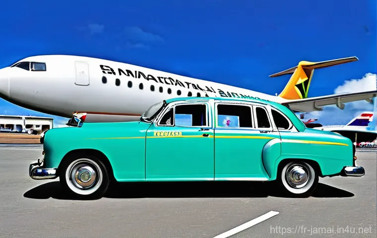 자메이카 도로 교통과 대중교통 - **Prompt 2: Comfortable Intercity Travel with Knutsford Express**
    A serene and modern interior o...